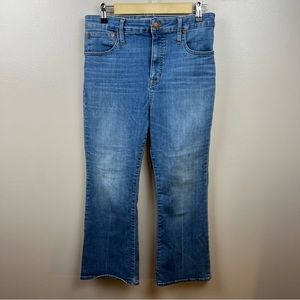 Madewell Curvy Cali Demi Boot Jeans Size 30 Tierney Wash Eco Edition Blue Denim